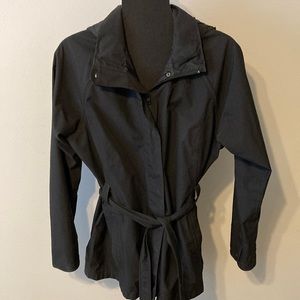 North Face hooded rain jacket